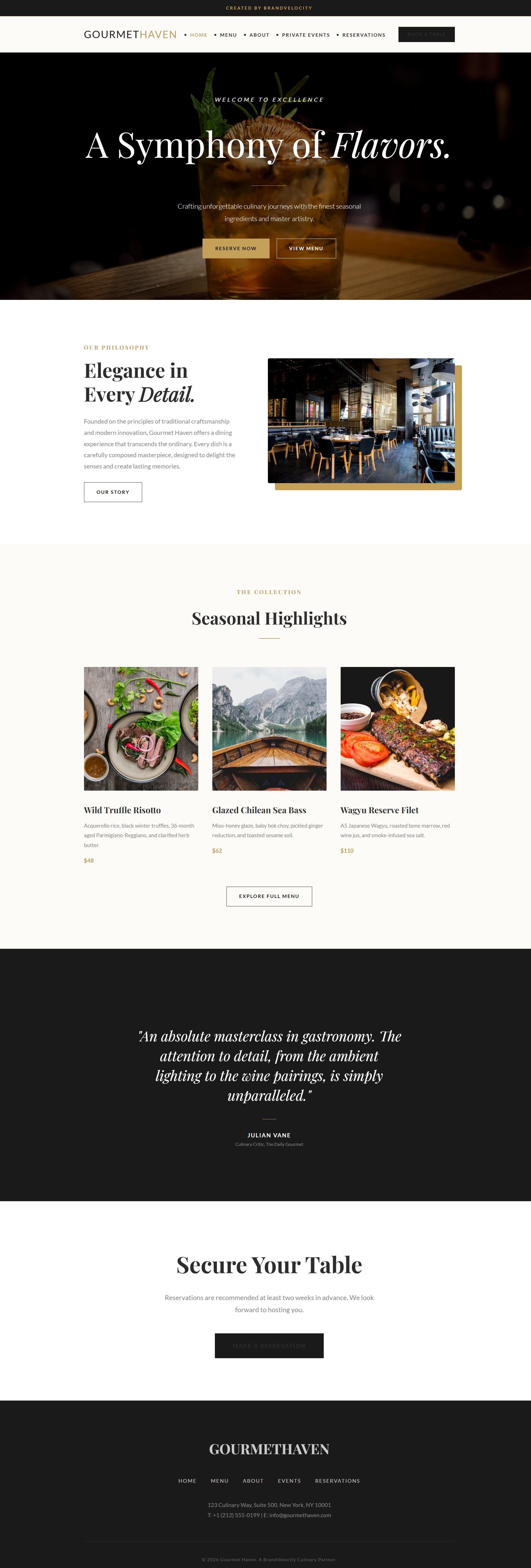Gourmet Haven